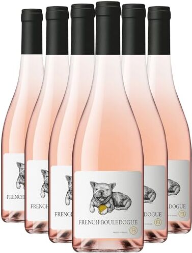 Generico French Bouledogue Pays d'Oc rosato 2022 IGP Linguadoca Rossiglione Francia Vitigni Grenache,Cinsault 12x75cl