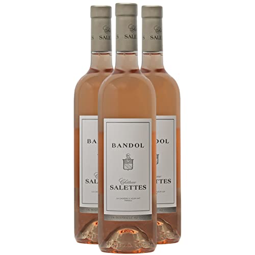 Generico Château Salettes Bandol MAGNUM rosato 2023 Organico DOP Provenza Riviera francese Francia Vitigni Grenache,Mourvèdre,Cinsault 3x150cl