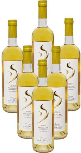 sicilia bedda Zibibbo Terre Siciliane IGT   Vino Liquoroso   I Vini della Sicilia   Confezione 6 Bottiglie da 75 Cl   Idea Regalo