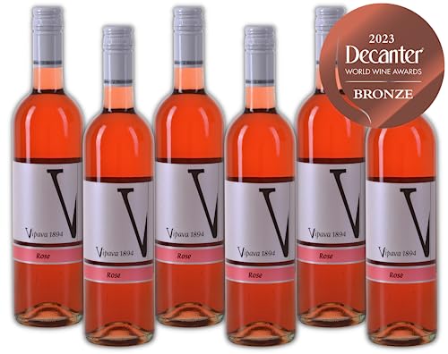 VRTOVČAN Vipava 1894 Rosé 2020, Vino secco, rosato di qualità ZGP, raccolto a mano (6 x 0.75 l)