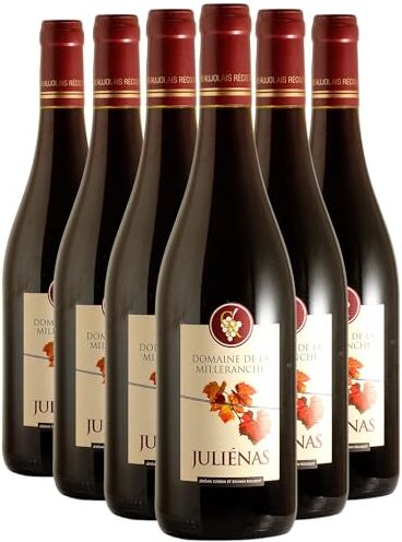 Generico Juliénas rosso 2020 Domaine de la Milleranche DOP Beaujolais Francia Vitigni Gamay 6x75cl