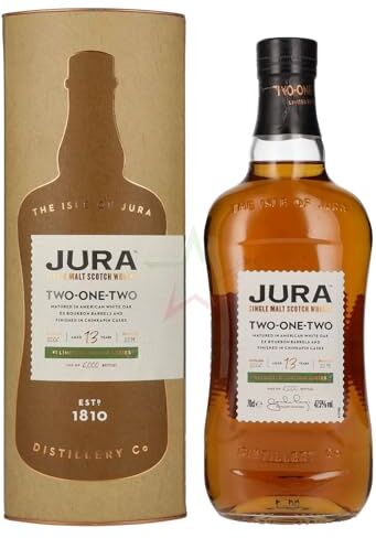 Jura 13 Years Old TWO ONE TWO Single Malt Scotch Whisky 47,50% 0,70 Liter