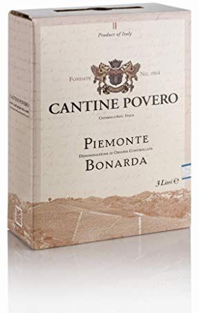 GS1 Honduras Cantine Povero Bag In Box 3 lt. Piemonte Bonarda DOC