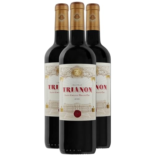 Generico Château Trianon Saint-Emilion Grand Cru rosso 2018 DOP Bordeaux Francia Vitigni Merlot,Cabernet Franc,Cabernet Sauvignon 3x75cl