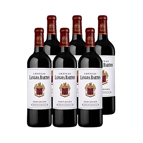 Generico Château Langoa-Barton rosso 2017 DOP Saint-Julien Bordeaux Francia Vitigni Cabernet Sauvignon,Merlot,Cabernet Franc 6x75cl