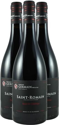 Generico Saint-Romain Sous le Château rosso 2020 Domaine Germain Père et Fils DOP Borgogna Francia Vitigni Pinot Noir 3x75cl