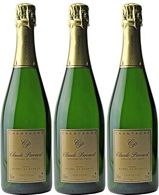 Generico Champagne bianco de Blancs Brut Champagne Claude Perrard DOP Champagne Francia Vitigni Chardonnay 3x75cl