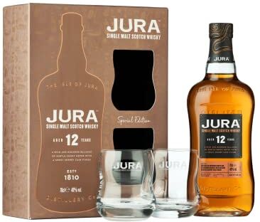 Jura Single Malt Glass Gift Pack 12 year old Whisky