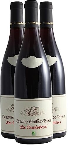 Generico Bourgogne Les Genievrieres rosso 2021 Organico Domaine Guillot-Broux DOP Borgogna Francia Vitigni Pinot Noir 3x75cl