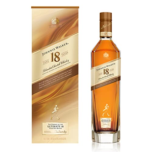 Johnnie Walker Blended Scotch Whisky, 18 Anni, 70 cl