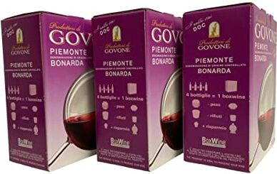 Produttori di Govone Bag in box vino rosso Piemonte bonarda 3 litri cantina produttori Govone