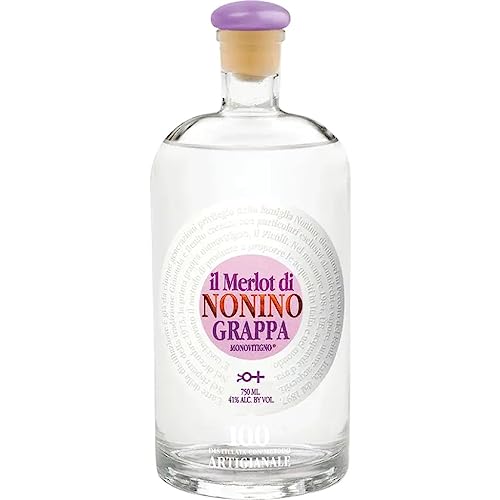 Nonino Grappa Monovitigno il Merlot 41% Vol. 0,7l in Giftbox