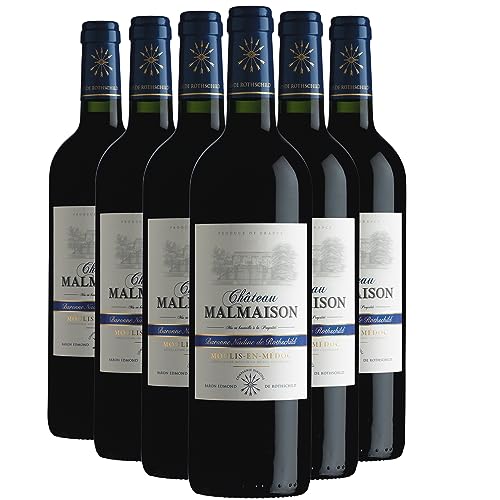 Generico Moulis-en-Médoc rosso 2014 Château Malmaison DOP Bordeaux Francia Vitigni Merlot,Cabernet Sauvignon 6x75cl