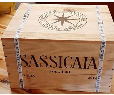 Generic 6 bt Sassicaia 2017 in cassa di legno Tenuta San Guido