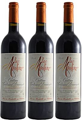 Generico Château Bertrand Braneyre Cuvée La Mouline rosso 2006 DOP Haut-Médoc Bordeaux Francia Vitigni Cabernet Sauvignon,Merlot 3x75cl