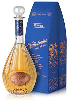 Roner Wilhelmine Gran Cru (1X 0,7L) Acquavite Limited Edition Da Pere Sceltissime Barricata In Legno Da Regalo Distilleria Piu Premiata D'Italia 700 ml