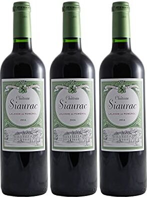 Generico Château Siaurac rosso 2016 DOP Lalande-de-Pomerol Bordeaux Francia Vitigni Merlot,Cabernet Franc,Malbec 3x75cl 15,5 Jancis Robinson