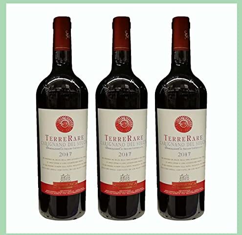 marche in italy 3x Carignano del Sulcis doc, Terre Rare, cl 75, tenute Sella e Mosca, Alghero, Sassari, Sardegna, prodotto tipico Italia