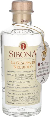 Sibona La Grappa Di Nebbiolo 40% Vol 0.5 l