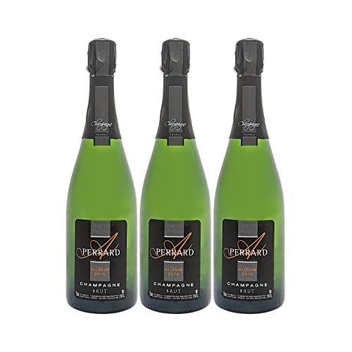 Generico Champagne Premier Cru Brut Millésimé bianco 2014 Perrard Arnaud DOP Champagne Francia Vitigni Pinot Noir,Chardonnay 3x75cl