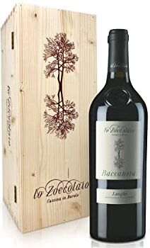 Lo Zoccolaio Vino Rosso Langhe Rosso DOC Baccanera 1 X 750 ml + Cassa Legno