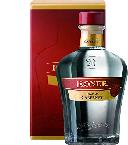 Roner Cabernet astucciato (1x 0,7l) Grappa Monovitigno di prima scelta Distilleria Artigianale Alto Adige Südtirol piu premiata d'Italia 700 ml