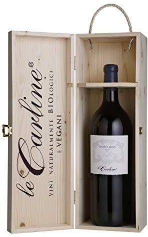 Le Carline Magnum di Pinot Grigio DOC Venezia Cantastorie BIO vegan  in cofanetto di legno