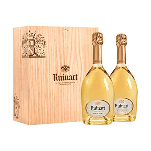 Ruinart Scatola in legno Duo Blanc De Blancs Champagne Aoc, 750 millilitri