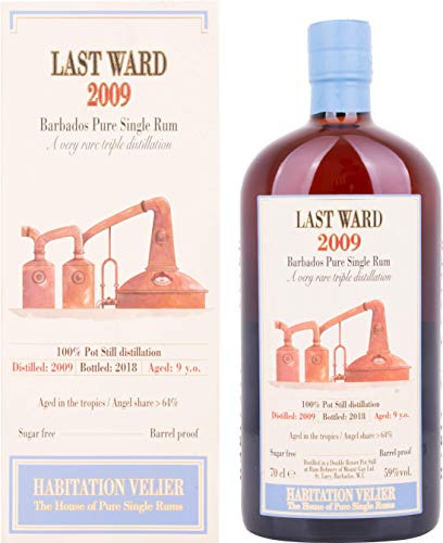 Habitation Velier LAST WARD Mount Gay Barbados Pure Single Rum 2009 59% Vol. 0,7l in Giftbox