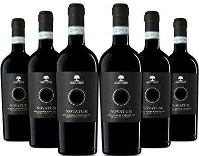 Agriverde 6 Bottiglie x 750ml NOVATUM MONTEPULCIANO D'ABRUZZO DOC SENZA SOLFITI AGGIUNTI