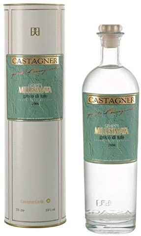 Castagner Grappa  MILLESIMATA GRECO DI TUFO, con scatola originale 70 cl