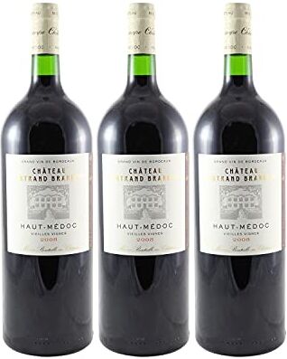 Generico Château Bertrand Braneyre MAGNUM rosso 2008 DOP Haut-Médoc Bordeaux Francia Vitigni Cabernet Franc,Merlot,Cabernet Sauvignon 3x150cl