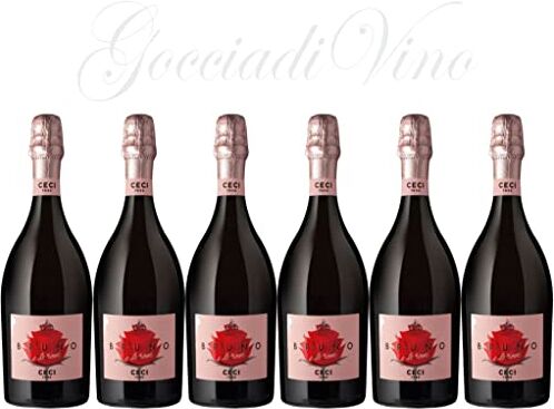 Cantine Ceci 6 Bottiglie BRUNO Lambrusco Rosè NV  75 cl