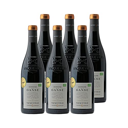 Generico Vacqueyras Chemin des Pierres Vignobles & Compagnie rosso 2019 Organico Domaine de la Ganse DOP Valle del Rodano Francia Vitigni Grenache,Syrah,Mourvèdre 6x75cl