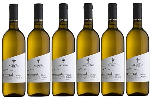 Cantina Aldeno Confezione 6 bottiglie PINOT GRIGIO BIO VEGAN   Vino Bianco Trentino DOC    Linea BIO VEGANA (Pinot Grigio)