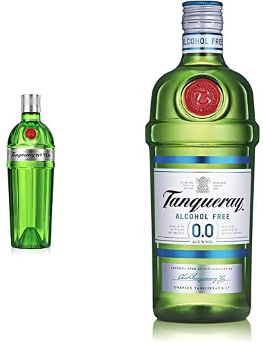 Tanqueray No. Ten Gin 700 ml & 0.0%, bevanda analcolica, 700 ml