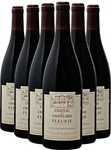 Generico Fleurie Cuvée les Vieux Granit rosso 2017 Château du Châtelard DOP Beaujolais Francia Vitigni Gamay 12x75cl