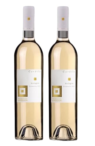 Cantine Antigori 2 bottiglie di Vermentino DOC Sardegna Cardile Biologico Antigori vino bianco 2x750 ml