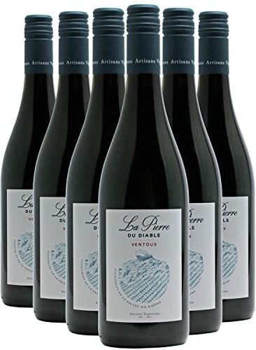 Generico La Pierre du Diable Ventoux Rhonéa rosso 2022 DOP Valle del Rodano Francia Vitigni Grenache,Syrah 12x75cl