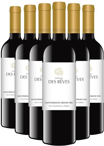 Generico Château des Rêves Saint-Emilion Grand Cru Magnum rosso 2022 DOP Bordeaux Francia Vitigni Merlot,Cabernet Sauvignon 6x150cl