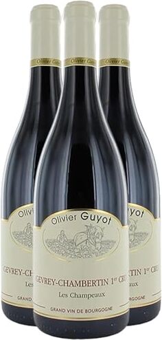 Generico Gevrey-Chambertin 1er Cru Les Champeaux rosso 2021 Domaine Olivier Guyot DOP Borgogna Francia Vitigni Pinot Noir 3x75cl