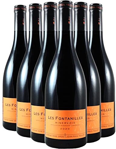 Generico Minervois Les Fontanilles rosso 2020 Domaine Anne Gros et Jean-Paul Tollot DOP Linguadoca Rossiglione Francia Vitigni Grenache,Syrah,Carignan 6x75cl