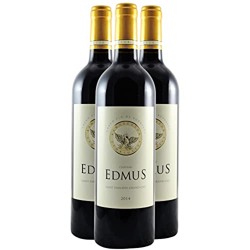 Generico Saint-Emilion Grand Cru rosso 2014 Château Edmus DOP Bordeaux Francia Vitigni Merlot,Cabernet Franc 3x75cl