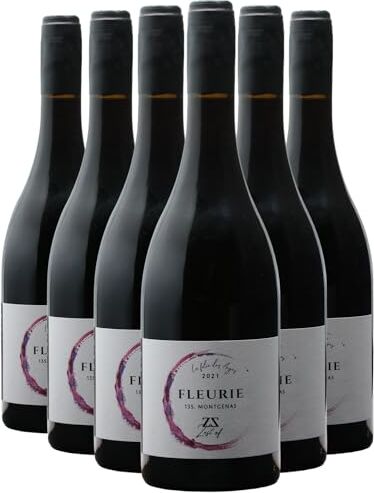 Generico Fleurie La Folie des Anges 135. Montgenas rosso 2021 Zest Of DOP Beaujolais Francia Vitigni Gamay 6x75cl