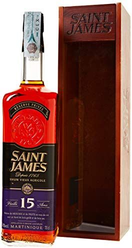 Saint James 15 Ans Réserve Privée Rhum Vieux Agricole 43% Vol. 0,7l in Holzkiste