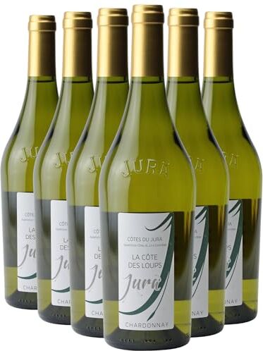 Generico Côtes du Jura Chardonnay bianco 2022 La Côte des Loups DOP Giura Francia Vitigni Chardonnay 12x75cl