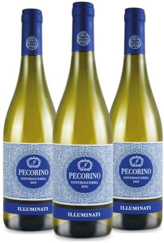 Generico 3 Bottiglie Pecorino 2023 Bianco Controguerra DOP 13% vol Illuminati Az. Agr. Controguerra 3x75cl