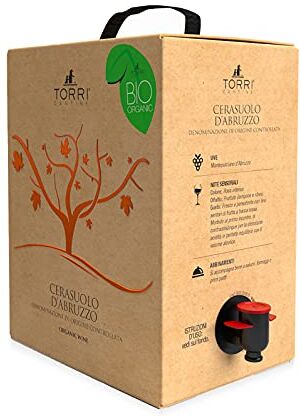 Torri Cantine Vino Rosato Bag in Box Cerasuolo d'Abruzzo DOC Biologico 5 Litri