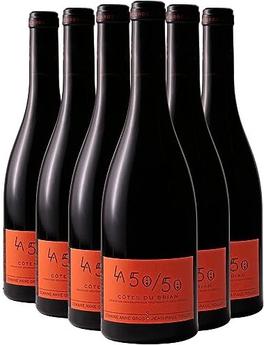 Generico Pays d'Hérault Côtes du Brian La 50/50 rosso 2021 Domaine Anne Gros et Jean-Paul Tollot IGP Linguadoca Rossiglione Francia Vitigni Grenache,Syrah,Carignan 6x75cl