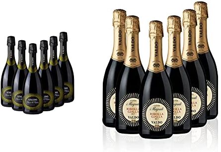 Valdo Cuvée Blanc de Blancs Extra Dry 750ml x 6 & Cuvee I Magredi Ribolla Gialla 6x750 ml